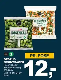 Let-Køb GESTUS GRØNTSAGER, DKK 12 tilbud