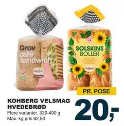 Let-Køb KOHBERG VELSMAG HVEDEBRØD, DKK 20 tilbud