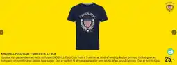 Harald Nyborg KINGSHILL POLO CLUB T-SHIRT STR. L - BLA tilbud