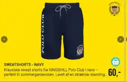 Harald Nyborg SWEATSHORTS - NAVY tilbud