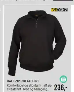 Harald Nyborg HALF ZIP SWEATSHIRT tilbud