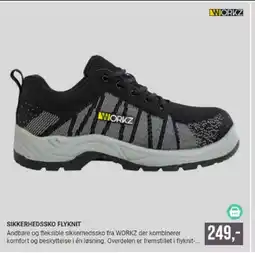 Harald Nyborg SIKKERHEDSSKO FLYKNIT tilbud