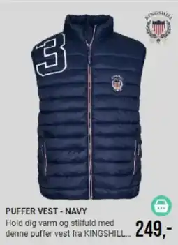 Harald Nyborg PUFFER VEST - NAVY tilbud