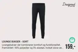 Harald Nyborg LOUNGE BUKSER - SORT tilbud