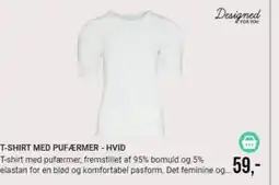 Harald Nyborg T-SHIRT MED PUFÆRMER - HVID tilbud