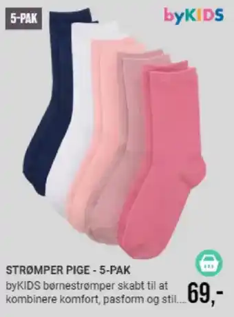 STRØMPER PIGE - 5-PAK