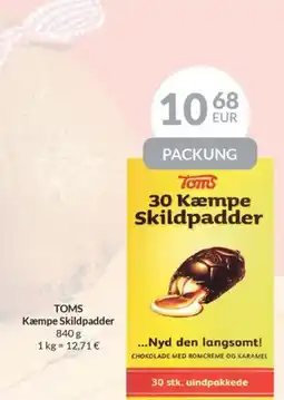 Nielsen's Discount TOMS Kæmpe Skildpadder tilbud