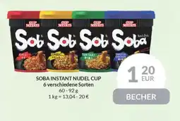 Nielsen's Discount SOBA INSTANT NUDEL CUP 6 verschiedene Sorten tilbud