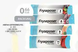 Nielsen's Discount ABENA GEFRIERBEUTEL tilbud