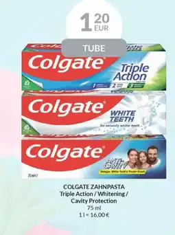 Nielsen's Discount COLGATE ZAHNPASTA Triple Action/Whitening/ Cavity Protection tilbud