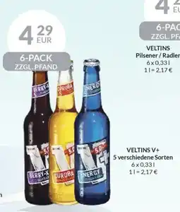Nielsen's Discount VELTINS V+ 5 verschiedene Sorten tilbud