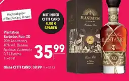 Citti Plantation Barbados Rum XO tilbud