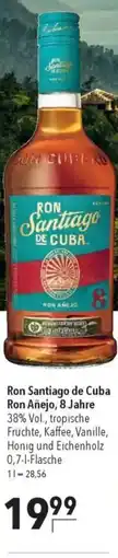 Citti Ron Santiago de Cuba Ron Añejo, 8 Jahre tilbud