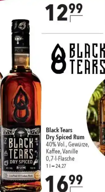 Citti Black Tears Dry Spiced Rum tilbud