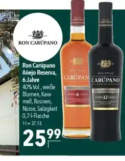 Citti Ron Carúpano Añejo Reserva, 6 Jahre 40% Vol., weiße Blumen, Kara- tilbud