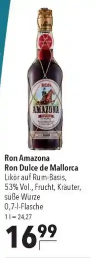 Citti Ron Amazona Ron Dulce de Mallorca tilbud
