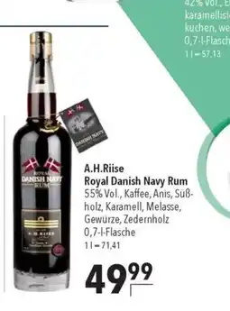 Citti A.H.Riise Royal Danish Navy Rum tilbud
