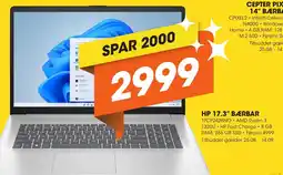Expert HP 17,3" BÆRBAR tilbud