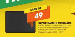 Expert CEPTER GAMING MUSEMÅTTE tilbud
