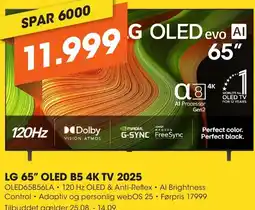 Expert LG 65" OLED B5 4K TV 2025 tilbud