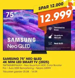 Expert SAMSUNG 75" NEO QLED 4K MINI LED SMART TV (2025) tilbud