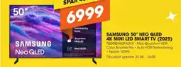 Expert SAMSUNG 50" NEO QLED 4K MINI LED SMART TV (2025) tilbud