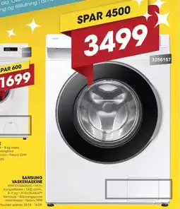 Punkt1 SAMSUNG VASKEMASKINE tilbud