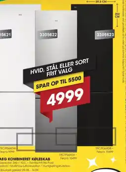 Punkt1 AEG KOMBINERET KØLESKAB tilbud