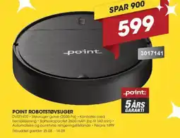 Punkt1 POINT ROBOTSTØVSUGER tilbud