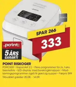 Punkt1 POINT RISKOGER tilbud