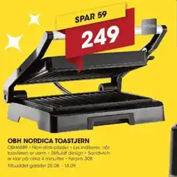 Punkt1 OBH NORDICA TOASTJERN tilbud