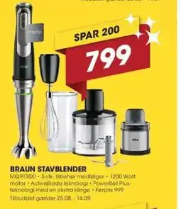 Punkt1 BRAUN STAVBLENDER tilbud