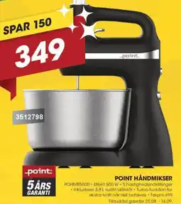 Punkt1 POINT HÅNDMIKSER tilbud
