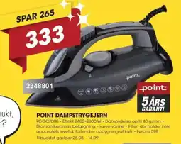 Punkt1 POINT DAMPSTRYGEJERN tilbud