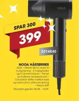 Punkt1 NOOA HÅRTØRRER tilbud
