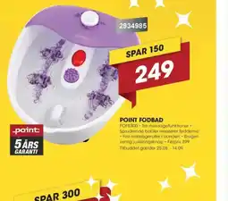 Punkt1 POINT FODBAD tilbud