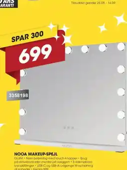 Punkt1 NOOA MAKEUP-SPEJL tilbud