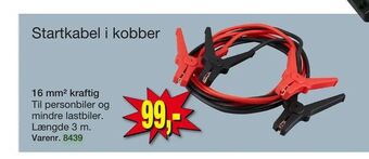 Harald Nyborg Startkabel i kobber tilbud