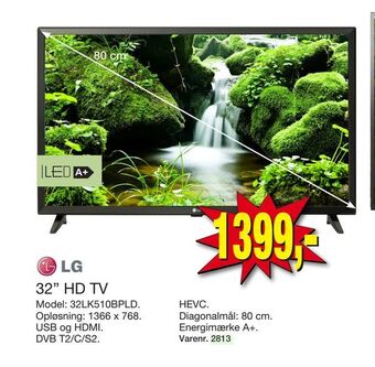 Harald Nyborg 32" hd tv tilbud