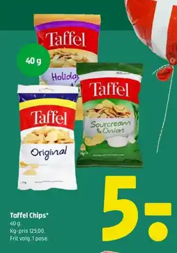 Coop 365 Taffel Chips tilbud