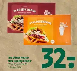 Coop 365 The Döner kebab eller kylling kebab tilbud
