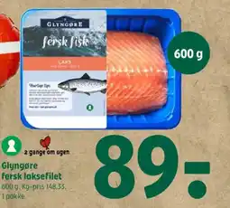 Coop 365 Glyngøre fersk laksefilet tilbud