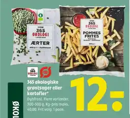 Coop 365 365 økologiske grøntsager eller kartofler tilbud