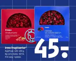 Coop 365 Irma frugttærter tilbud