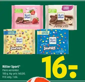 Coop 365 Ritter Sport tilbud