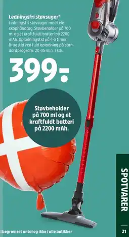 Coop 365 Ledningsfri støvsuger tilbud