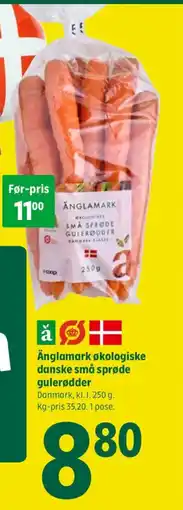 Coop 365 Änglamark økologiske danske små sprøde gulerødder tilbud