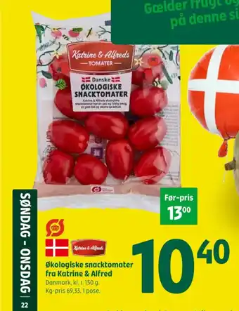 Coop 365 Økologiske snacktomater fra Katrine & Alfred tilbud