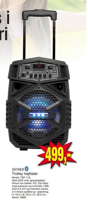 Harald Nyborg Trolley højttaler tilbud