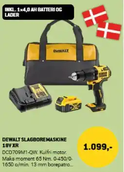 XL-BYG DEWALT SLAGBOREMASKINE 18V XR tilbud